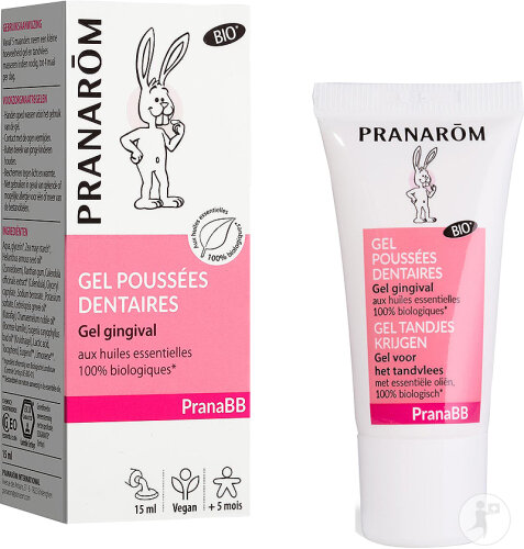 Pranarôm PranaBB Gel Gingival Pour Poussées Dentaires Bio 15g
