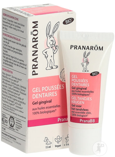 Pranarôm PranaBB Gel Poussées Dentaires Bio 15ml