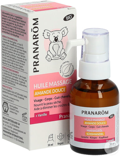 Pranarôm PranaBB Huile De Massage Amande Douce Bio 30ml