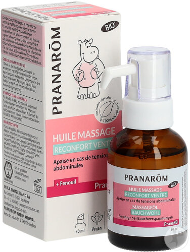 Pranarôm PranaBB Huile De Massage Réconfort Ventre Bio 30ml