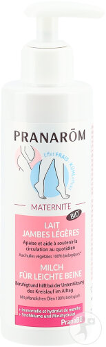 Pranarôm PranaBB Maternité Lait Jambes Légères Bio 200ml