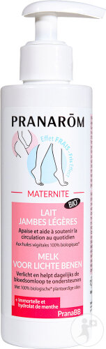 Pranarôm PranaBB Maternité Lait Jambes Légères Bio Flacon Pompe 200ml