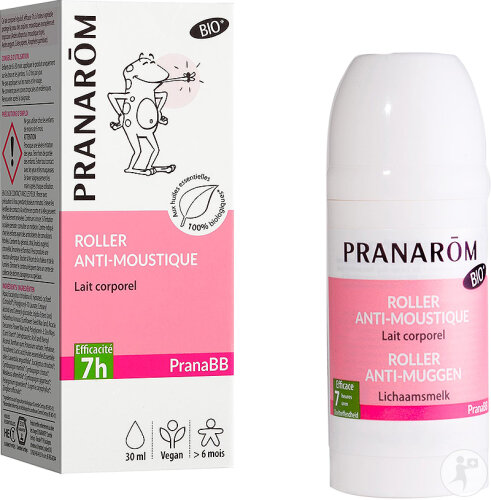 Pranarôm PranaBB Roller Anti-Moustiques Lait Corporel Bio 30ml