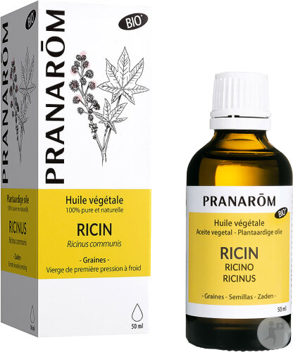 Pranarôm Ricin Huile Végétale Bio 50ml