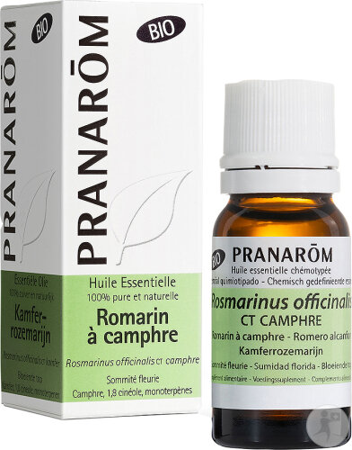Pranarôm Romarin A Camphre Huile Essentielle Bio 10ml