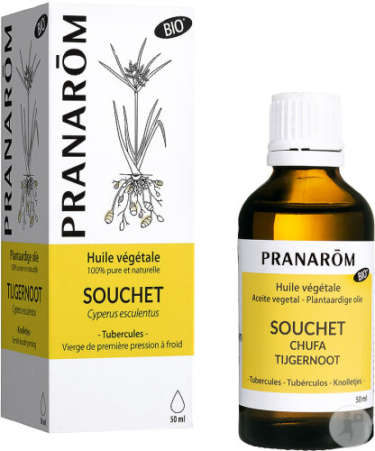 Pranarôm Souchet Tubercules Huile Végétale Bio 50ml