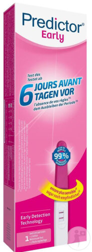 Predictor Early 6 Jours Test De Grossesse 1 Pièce