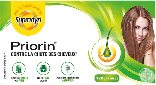 Priorin Contre La Perte Des Cheveux Complément Alimentaire 120 Capsules