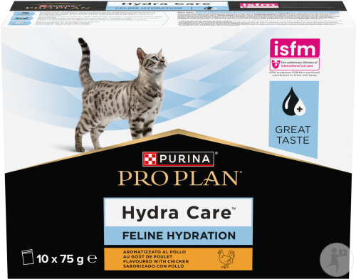 Pro Plan Hydracare Pour Favoriser L’Hydratation Pâtée Pour Chat Adulte Poulet 10x75g