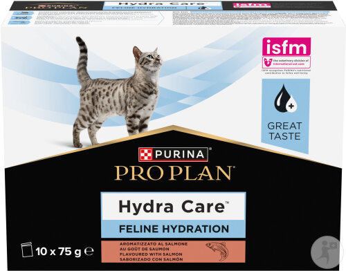 Pro Plan Hydracare Pour Favoriser L’Hydratation Pâtée Pour Chat Adulte Saumon 10x75g