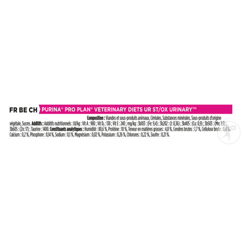 Pro Plan Veterinary Diets UR Urinary Pâtée Pour Chat 195g-5