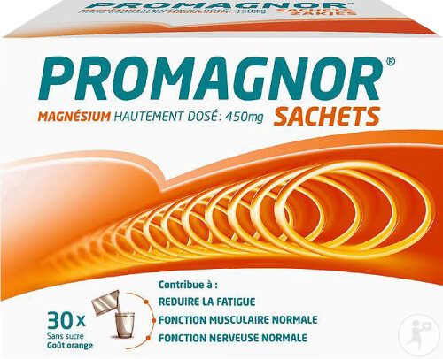 Promagnor Magnésium Hautement Dosé 450mg Sachets 30