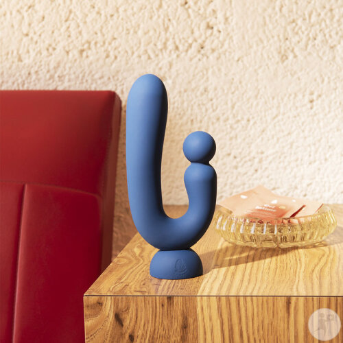 Puissante Chouchou Rabbit Design Vibromasseur Bleu 1 Pièce-4