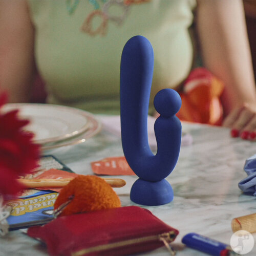 Puissante Chouchou Rabbit Design Vibromasseur Bleu 1 Pièce-6