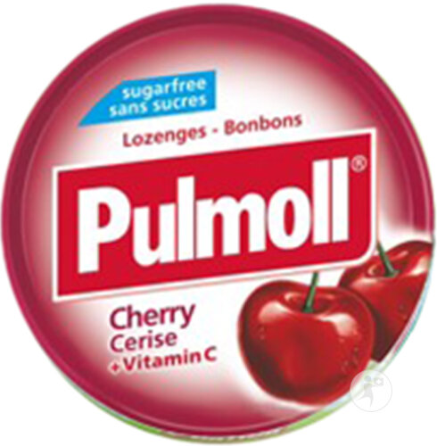 Pulmoll Cherry Bonbons Cerise + Vitamine C Sans Sucre 45g