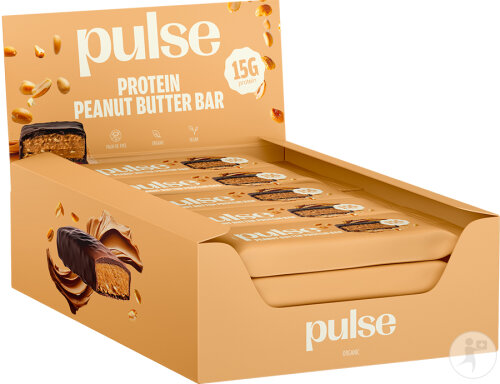 Pulse Protein Barre Protéinée Vegan Beurre De Cacahuète 12x55g