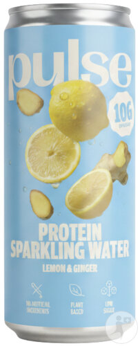 Pulse Protein Eau Pétillante Protéinée Citron Gingembre 330ml