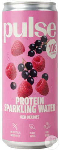 Pulse Protein Eau Pétillante Protéinée Fruits Rouges Bio 330ml