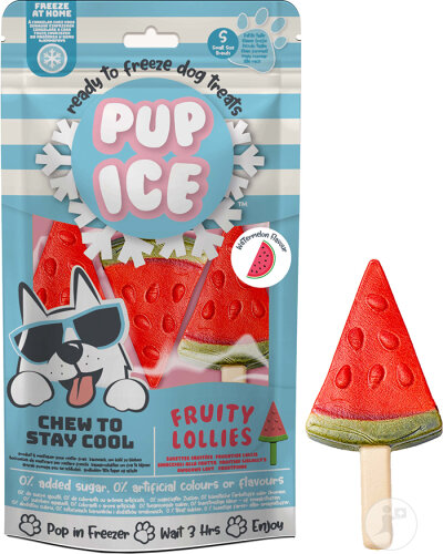 Pup Ice Fruity Lollies Pastèque 3x90g