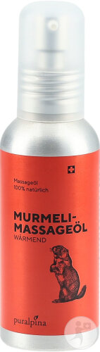 Puralpina Huile De Marmotte Massage Chauffante 100ml