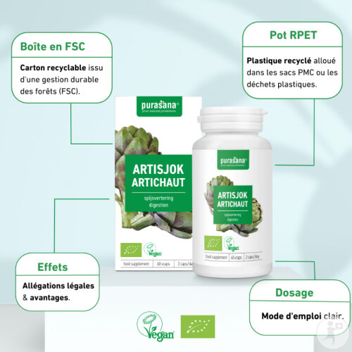 Pack De 3 Flacons Extrait D'Artichaut Vita World 4800 Mg - 180 Gélules Au Total - 2.5% Cynarine