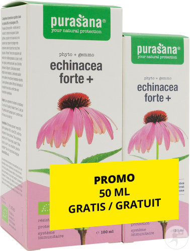 Purasana Duo Echinacea Forte+ 100ml + 50ml Gratuit