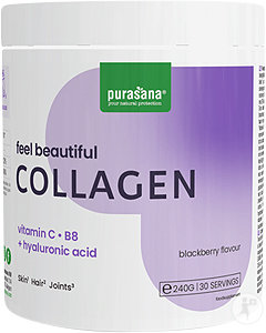 Purasana Feel Beautiful Collagène Complex Goût Mûre Pot 240g