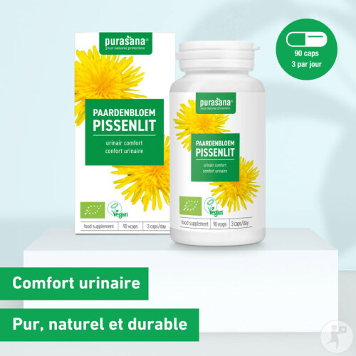 Purasana Vegan Extrait De Pissenlit Bio 90 Capsules-3