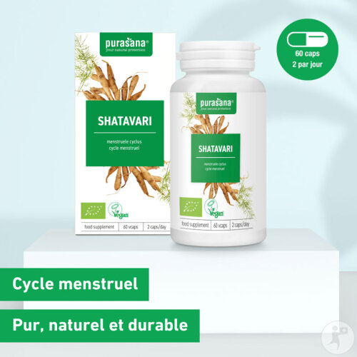 Purasana Vegan Extrait De Shatavari Bio 60 Capsules-3