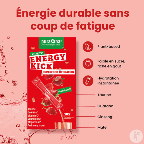 Purasana Superfood Hydration Energy Kick Vitality Sachets 10x4,5g-4