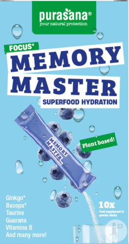 Purasana Superfood Hydration Memory Master Focus Sachets 10x4,5g