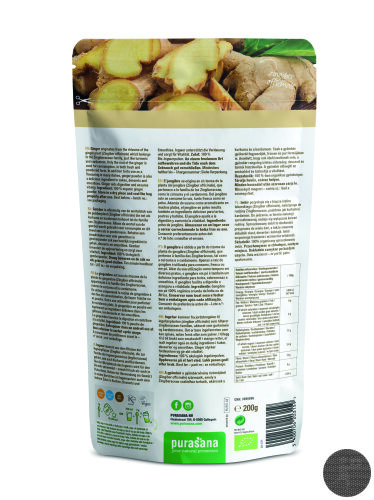 Purasana Superfood Poudre De Gingembre Bio 200g-2