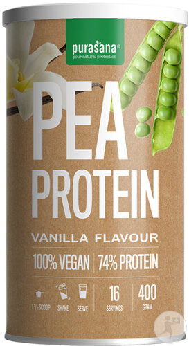 Purasana Végan Protéine De Pois 74% Vanille 400g