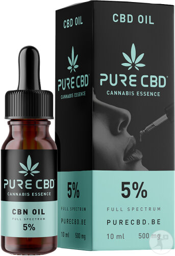 Pure CBD Oil Full Spectrum 5% Flacon Compte-Gouttes 10ml
