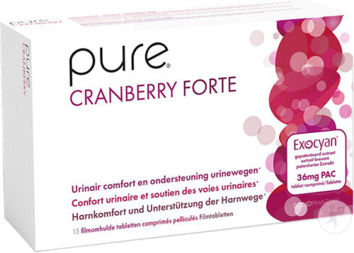 Pure Cranberry Forte 15 Comprimes Pelliculés