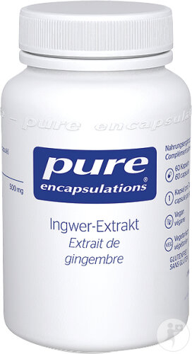 Pure Encapsulations Extrait Gingembre 60 Capsules