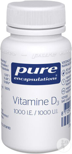 Pure Encapsulations Vitamine D3 1000UI 60 Capsules