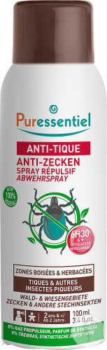 Puressentiel Anti-Tiques Spray Répulsif 100ml