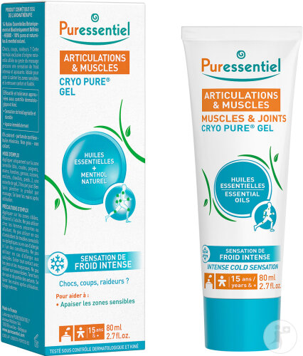 Puressentiel Articulations Et Muscles Cryo Pure Gel Froid Intense Tube 80ml