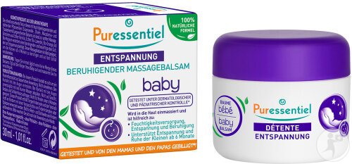 Puressentiel Baume De Massage Calmant Bébé Détente 30ml