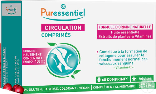 Puressentiel Circulation 60 Comprimés