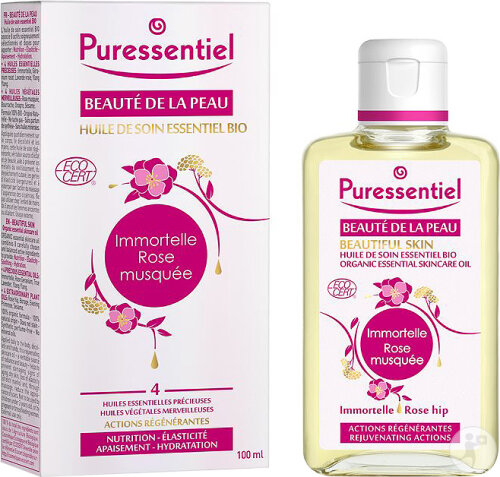 Puressentiel Beauté De La Peau Huile De Soin Bio Immortelle/Rose Musquée Flacon 100ml