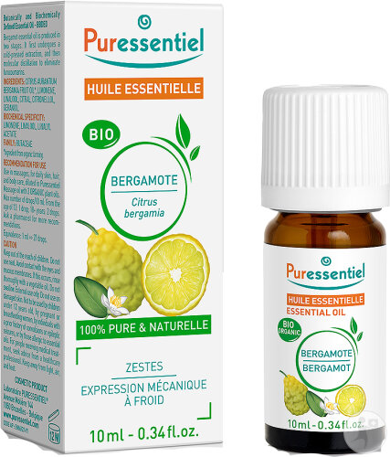 Puressentiel Huile Essentielle Bio Bergamote Sans Bergaptene Flacon 10ml