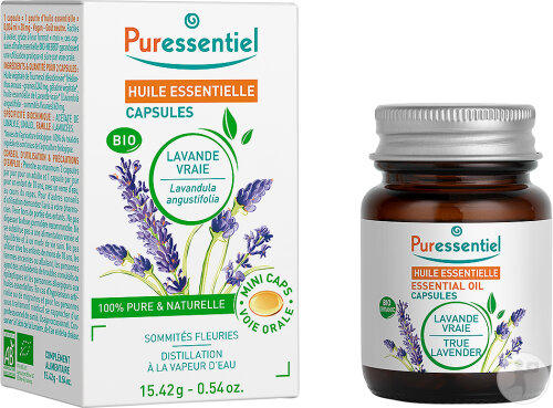 Puressentiel Huile Essentielle Capsules Lavande Vraie Bio 60 Capsules