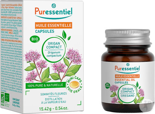 Puressentiel Huile Essentielle Capsules Origan Bio 60 Pièces
