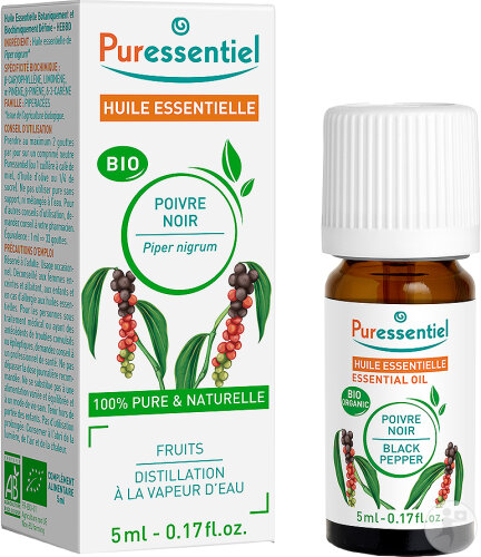 Puressentiel Huile Essentielle Poivre Noir Bio Flacon 5ml
