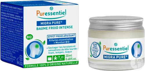 Puressentiel Migra Pure Baume Froid Intense Pot 20ml