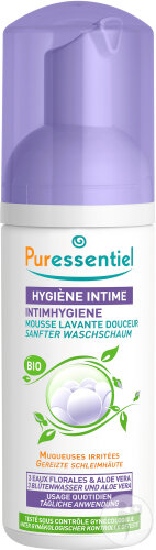 Puressentiel Hygiène Intime Mousse Lavante Douceur Bio Flacon 150ml
