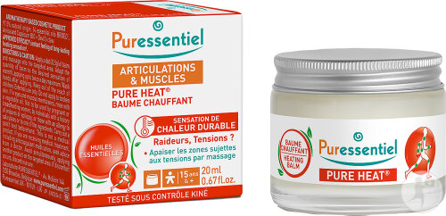 Puressentiel Pure Heat Baume Chauffant Articulations Et Muscles Pot 20ml