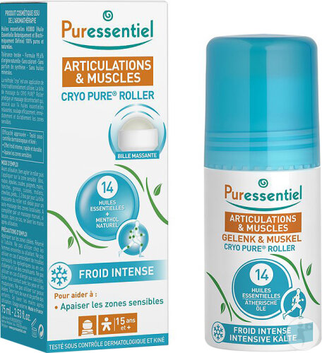 Puressentiel Articulation & Muscles Cryo Pure Huiles Essentielles Roller 75ml